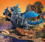 Blue Three-Headed Dragon Plush Toy