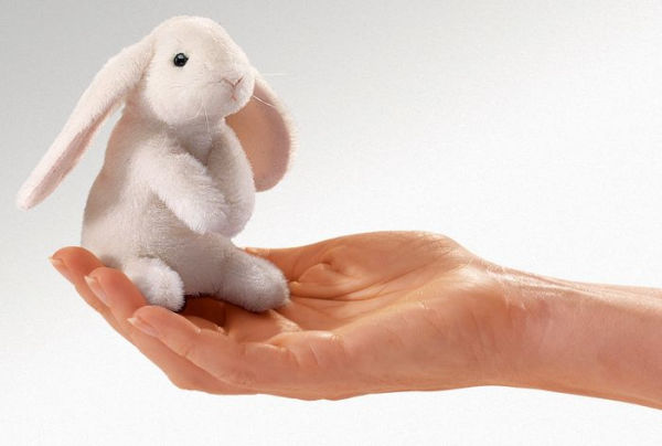 Mini Bunny Lop Eared Finger Puppet