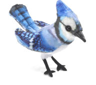 Title: Mini Blue Jay Finger Puppet