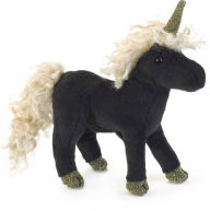 Title: Mini Black Unicorn Finger Puppet