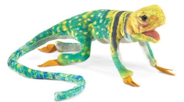 Mini Collared Lizard Puppet