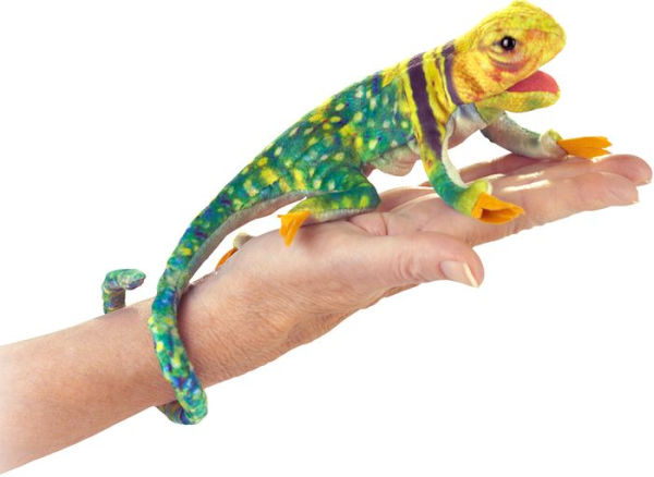 Mini Collared Lizard Puppet