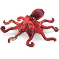 Title: Red Octopus Puppet