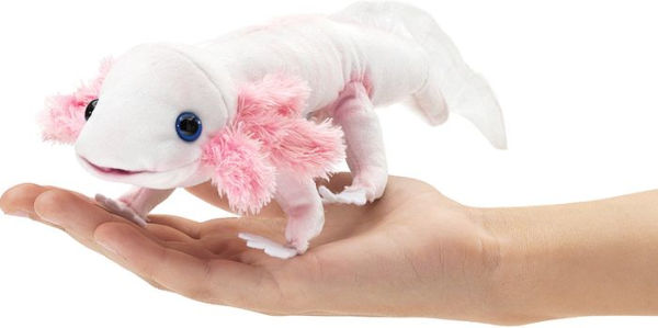 Mini Axolotl Finger Puppet