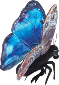 Title: Blue Morpho Butterfly Puppet