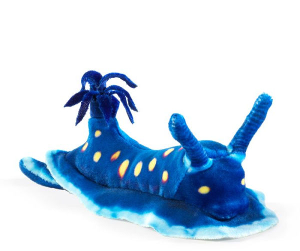 Mini Blue Nudibranch Puppet