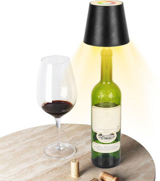 Wine Bottle Lamp with Wine Stopper