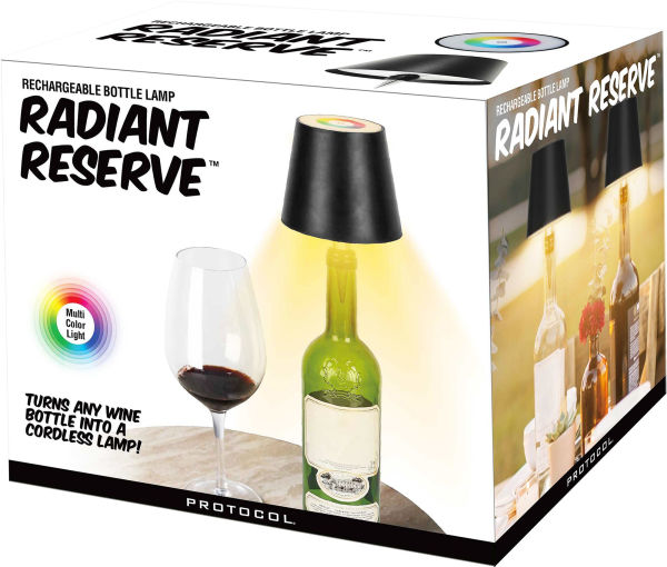 Wine Bottle Lamp with Wine Stopper