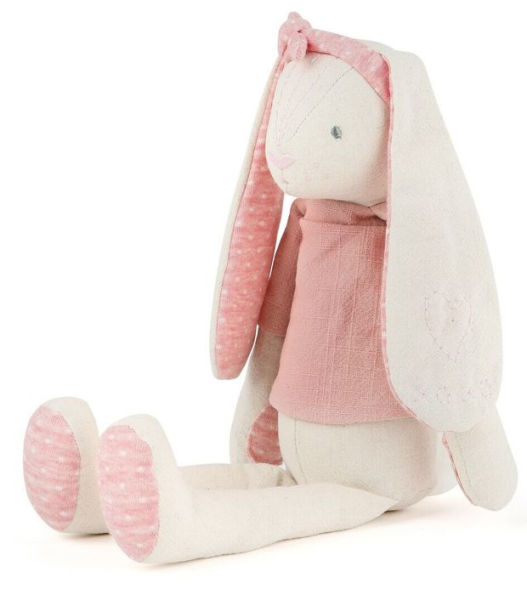 Linen Plush Pink Bunny