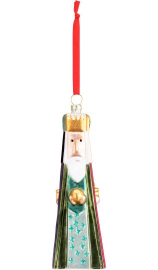Blown Glass Three Kings Dimensional Ornament