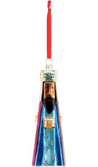 Blown Glass Three Kings Dimensional Ornament