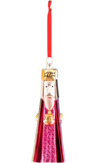 Blown Glass Three Kings Dimensional Ornament