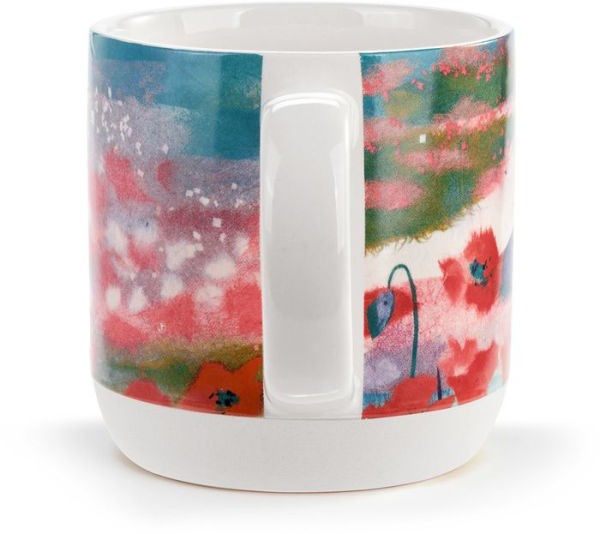 Poppy Floral Art Mug