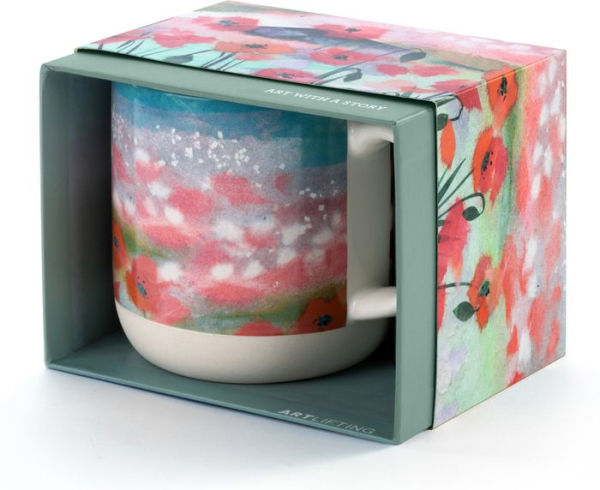 Poppy Floral Art Mug