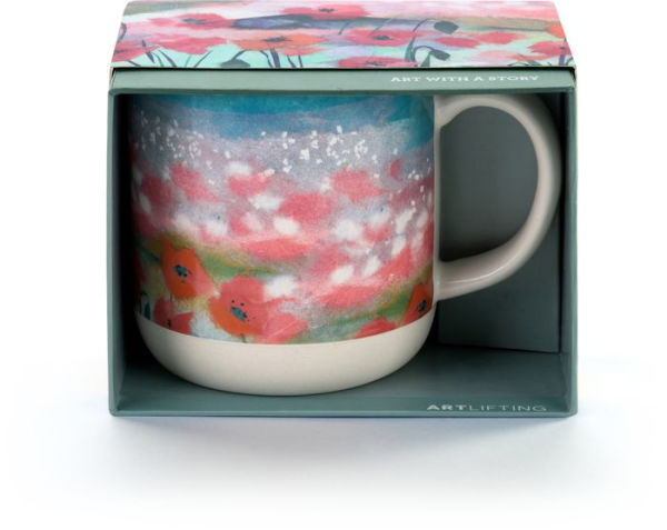 Poppy Floral Art Mug