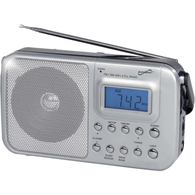 Portable 4-Band AM/FM/SW 1?2 Radio by Supersonic | Barnes & Noble®
