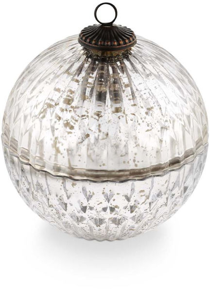 Balsam & Cedar Glass Ornament Candle