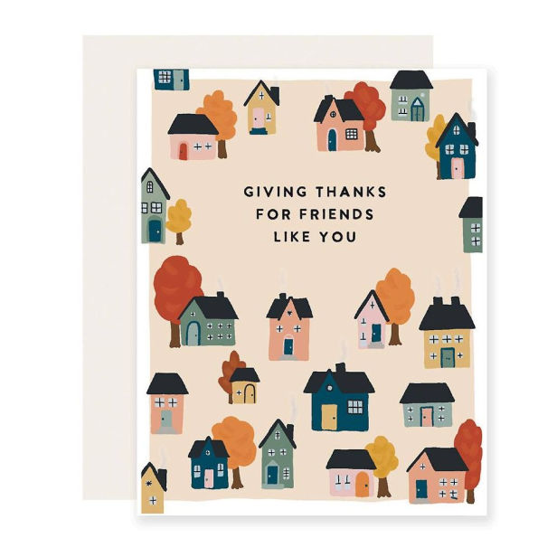 Friends Like You Thanksgiving Card