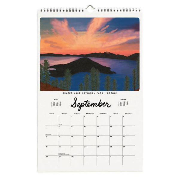 2025 National Parks Wall Calendar