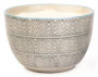 Large Boheme Sea Salt & Sage Hand Painted Ceramic Candle Bowl 11 oz.