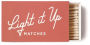 Light It Up Matches In Coral Box