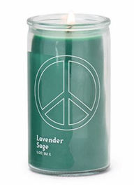 Title: Peace Prayer Candle Lavender Sage