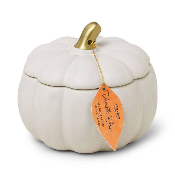 Vanilla Chai Pumpkin Lidded Candle