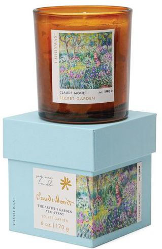 Monet Impressionist Boxed Candle