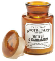 Title: Vetiver & Cardamom Apothecary Glass Jar Candle 8 oz., Author: Paddywax