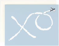 Title: XO Skywriter Love Greeting Card