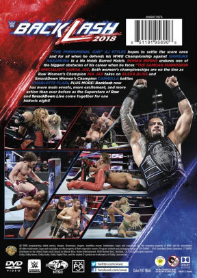 Wwe Backlash 18 Wwe Payback 18 Dvd Barnes Noble