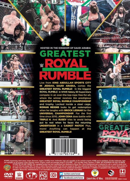 WWE: Greatest Royal Rumble 2018