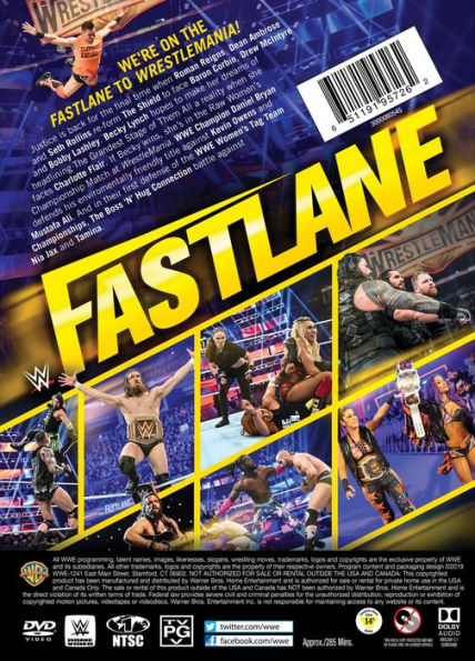 WWE: Fast Lane 2019 [2 Discs]