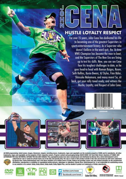 WWE: John Cena - Hustle, Loyalty, Respect [2 Discs]