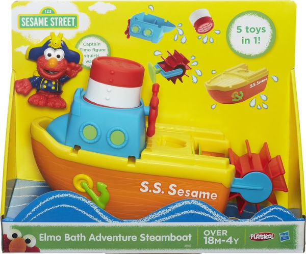 Sesame St ELMO Bath Adventures Steamboat