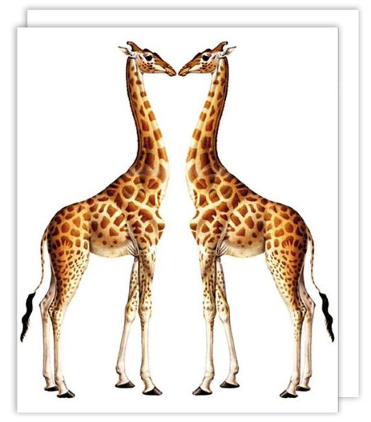 Giraffe Blank Greeting Card