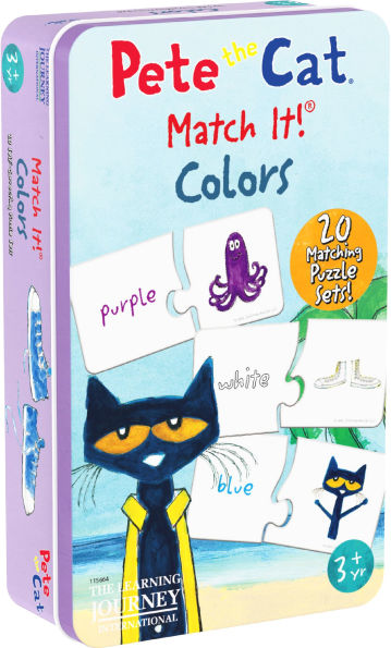 Pete the Cat Match It! Tin Colors