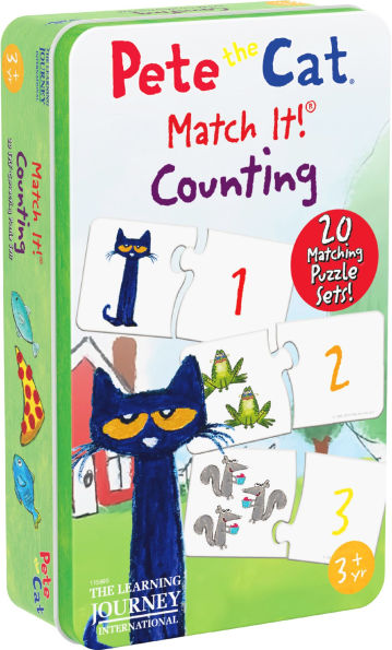 Pete the Cat Match It! Tin Counting