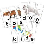 Alternative view 3 of Match It! 20 Self-Correcting Spelling Puzzle for Three and Four Letter Words with Matching Images