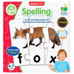 Alternative view 4 of Match It! 20 Self-Correcting Spelling Puzzle for Three and Four Letter Words with Matching Images