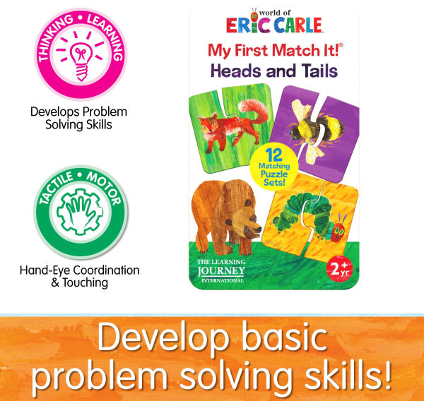 World of Eric Carle My First Match It! Heads and Tails
