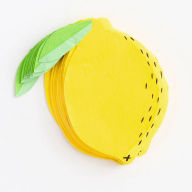 Title: Lemon Die Cut Napkin