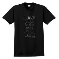 Title: And Back-Small T-Shirt- Black-100% Pre-Shrunk Cotton