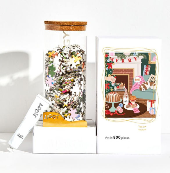 The Eve by Ana Hard, 800pc Puzzle & Puzzle Glue Kit Set by JIGGY