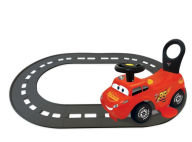 Title: Kiddieland Disney PIXAR Cars Lightning McQueen 3-in-1 Go-Go-Racer Ride-On with Track