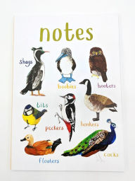 Title: Cheeky Birds Recycled Notebook