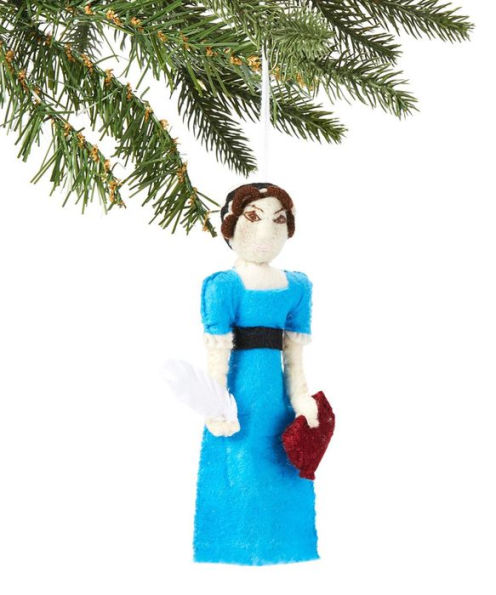 Jane Austen Felt Ornament