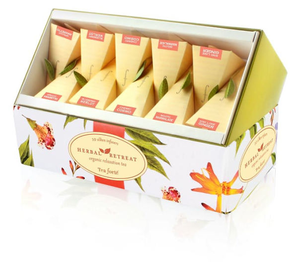 Herbal Retreat Tea Ribbon Box