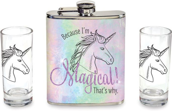 Bar Set Unicorn With Shot Glasses 665613253849 Item Barnes