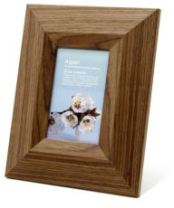 Title: Aspen Mid-Tone Brown Eco Friendly Core With Wood Veneer Frame 4x6, Author: Swing Designs